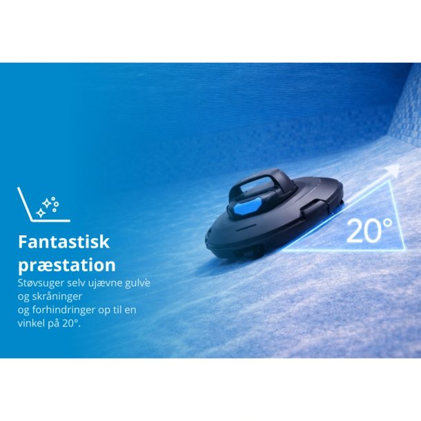 SupraVac Trinity AKU automatisk robotst�vsuger til pool